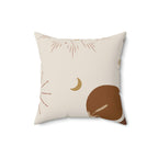 The Lunar Manifest Square Pillow Home Decor Pink Sweetheart