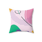 The Masterpiece Square Pillow Home Decor Pink Sweetheart