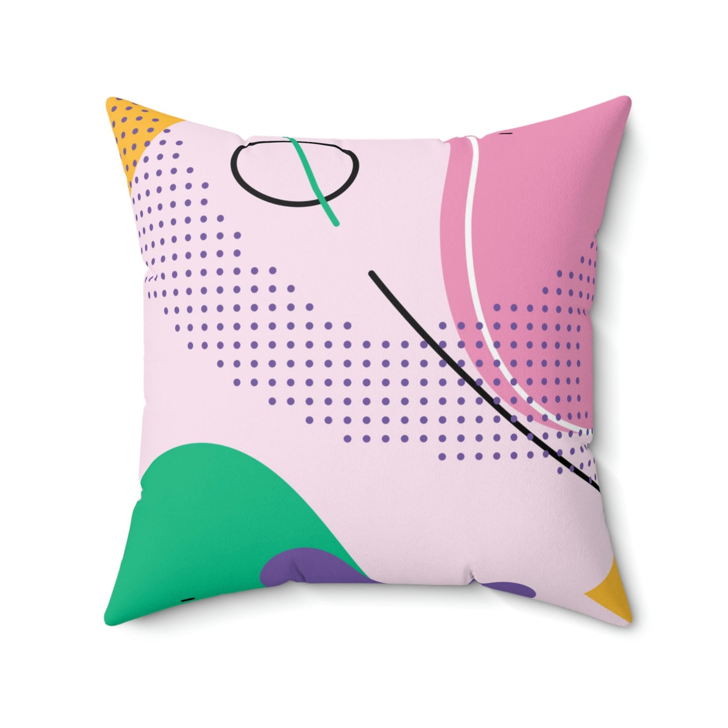 The Masterpiece Square Pillow Home Decor Pink Sweetheart
