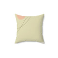 The Modern Twist Square Pillow - Pink Sweetheart
