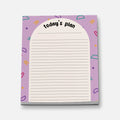 Today's Plan Purple Mini Stationery Notepad - Pink Sweetheart