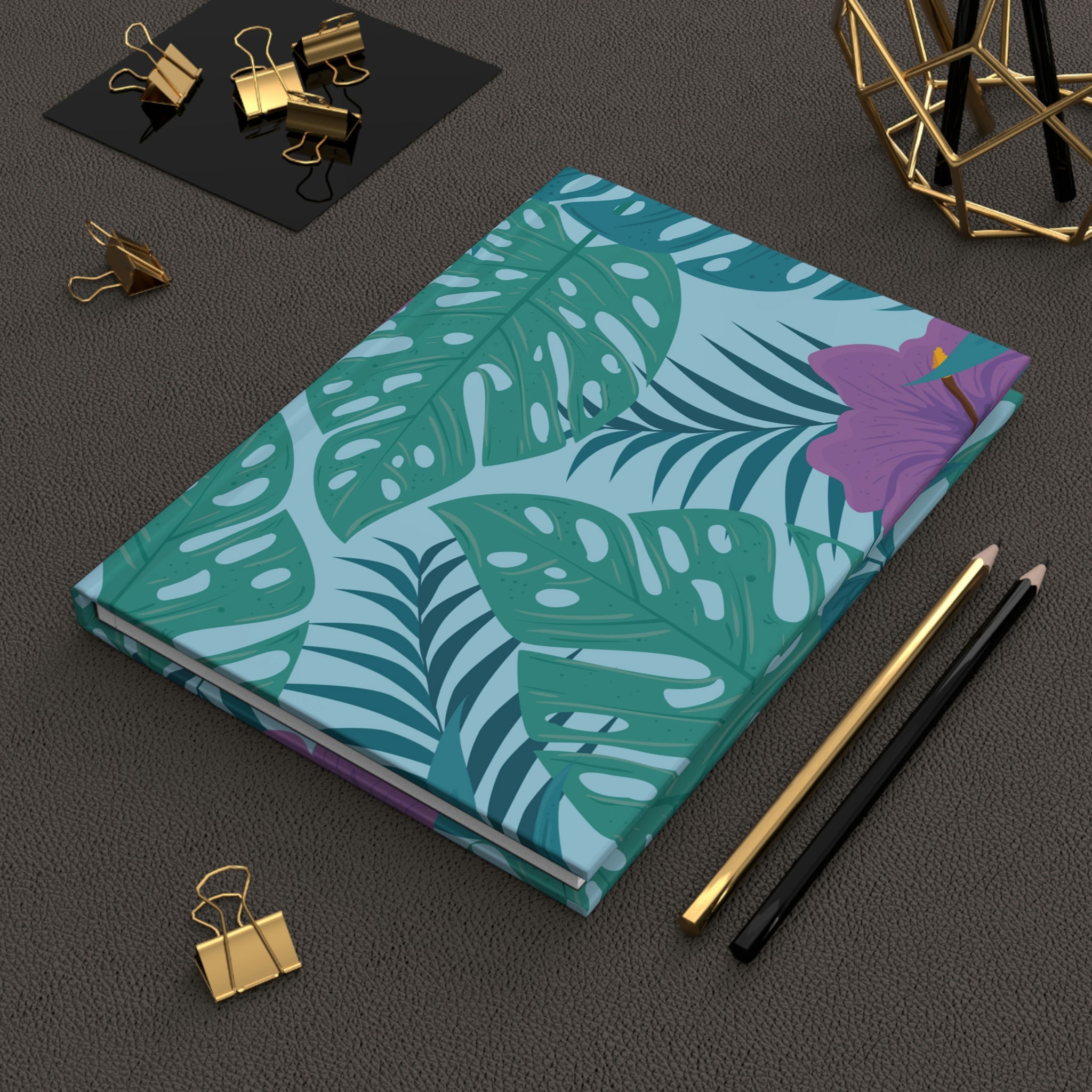 Tropical Island Hardcover Matte Journal Paper products Pink Sweetheart