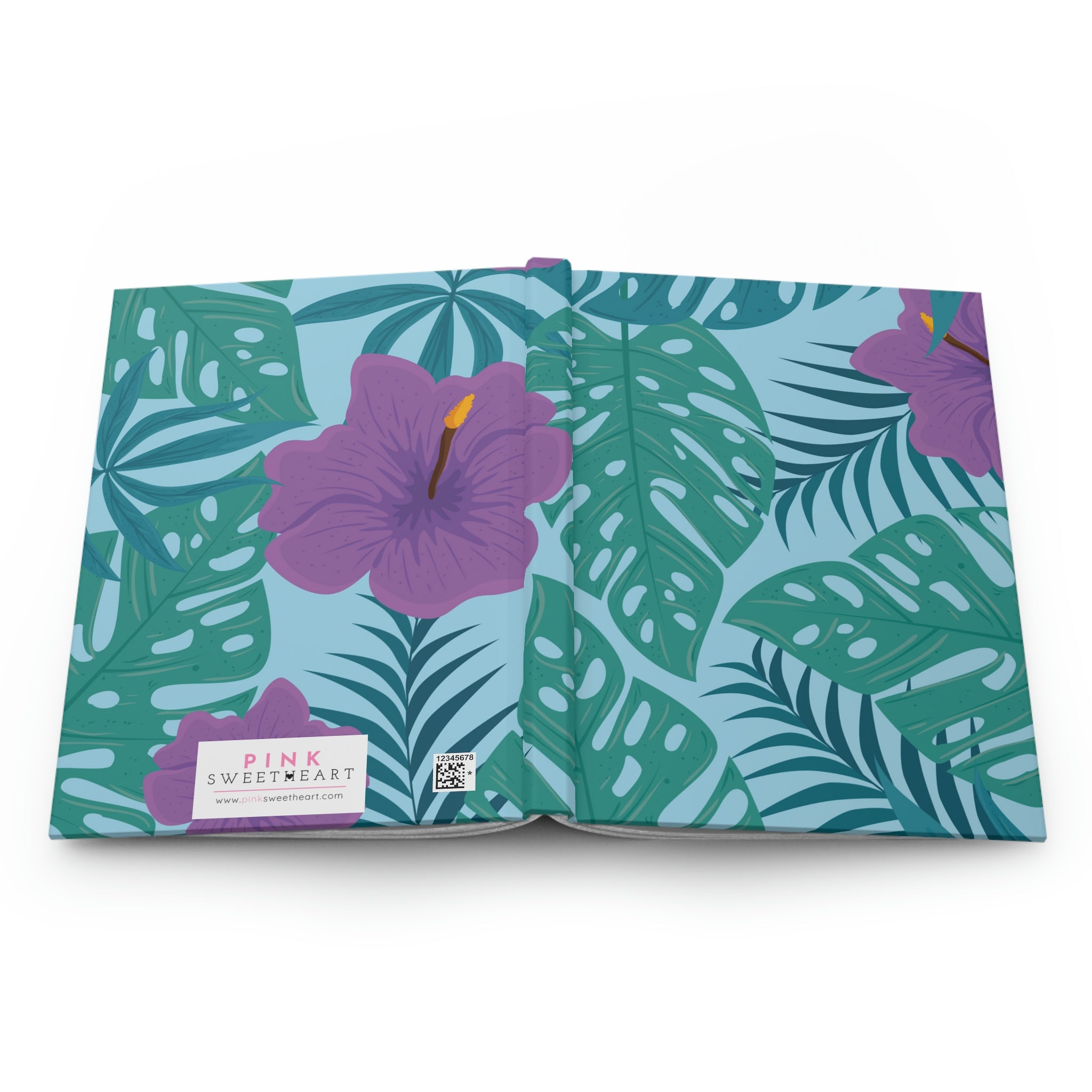 Tropical Island Hardcover Matte Journal Paper products Pink Sweetheart