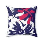 Tropical Square Pillow Home Decor Pink Sweetheart