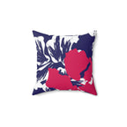 Tropical Square Pillow Home Decor Pink Sweetheart
