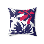 Tropical Square Pillow Home Decor Pink Sweetheart