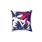 Tropical Square Pillow Home Decor Pink Sweetheart