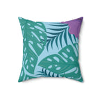 Tropical Vacay Square Pillow Home Decor Pink Sweetheart