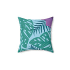 Tropical Vacay Square Pillow Home Decor Pink Sweetheart