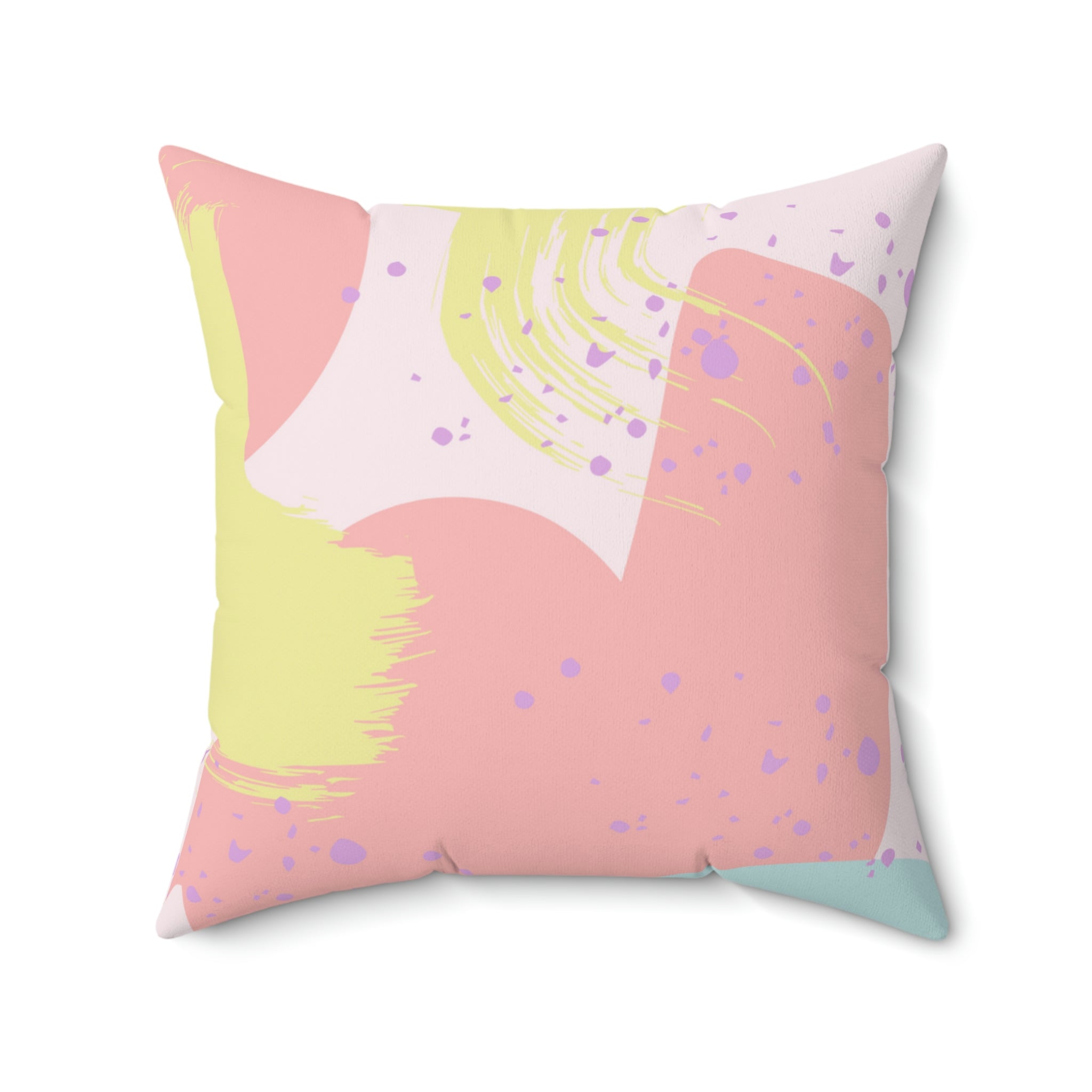 True Artist Square Pillow Home Decor Pink Sweetheart
