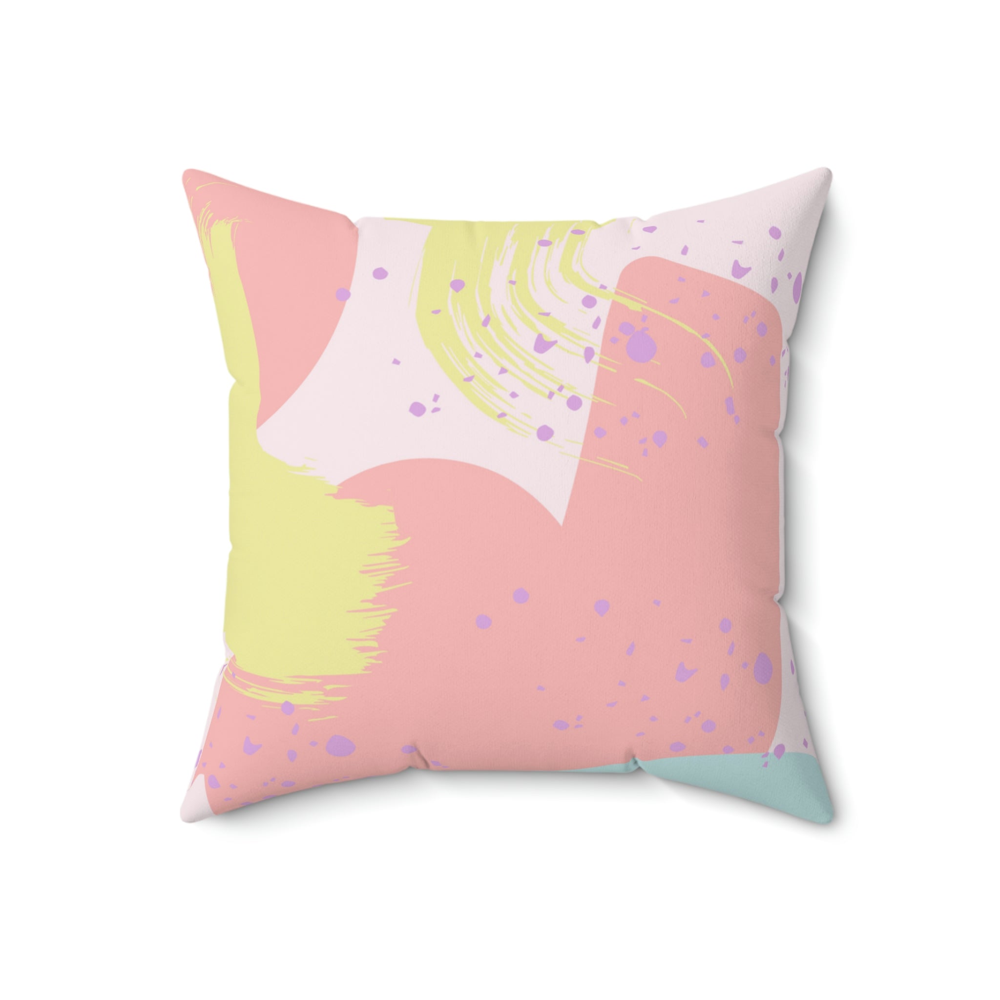 True Artist Square Pillow Home Decor Pink Sweetheart