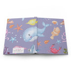 Under the Sea Hardcover Matte Journal Paper products Pink Sweetheart