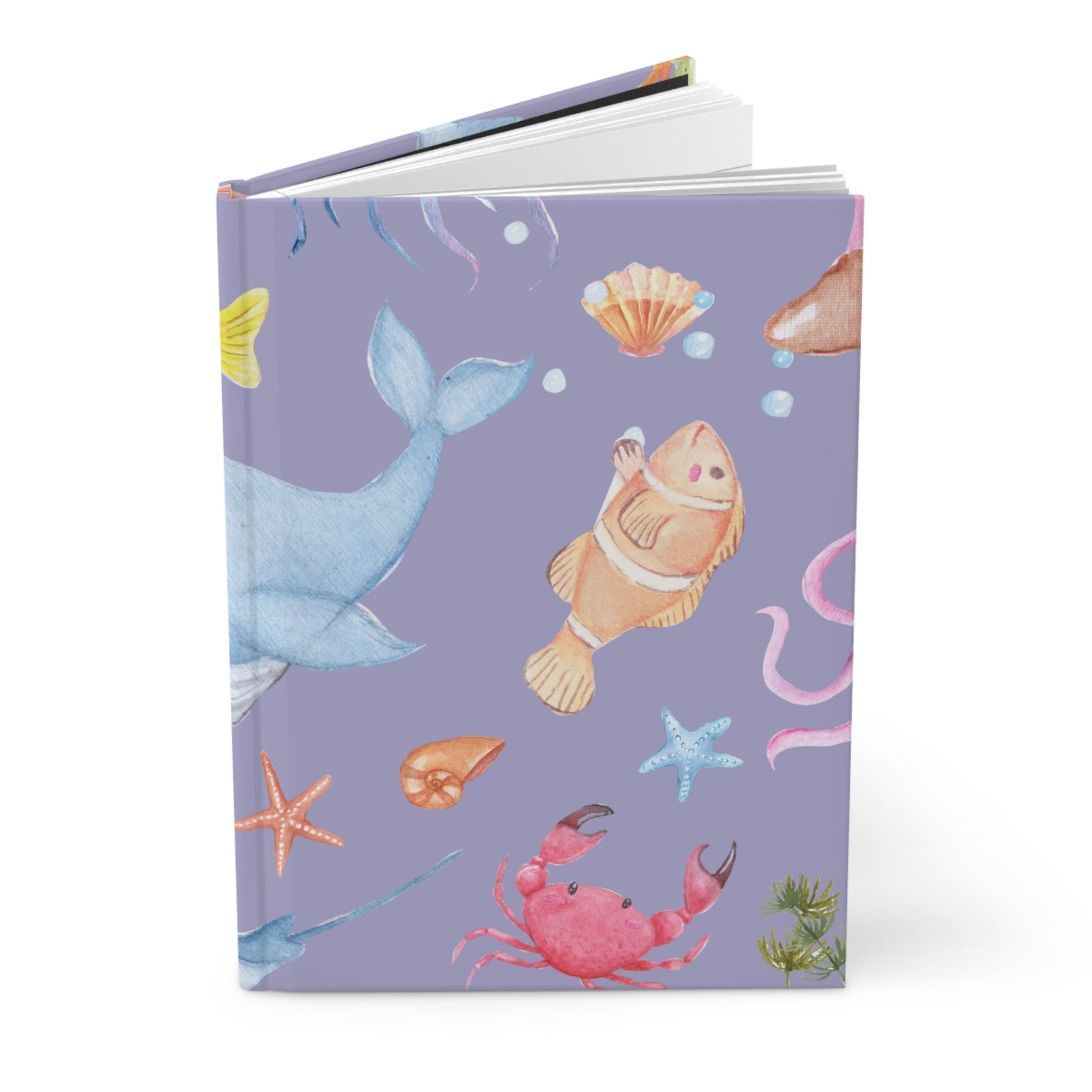 Under the Sea Hardcover Matte Journal Paper products Pink Sweetheart