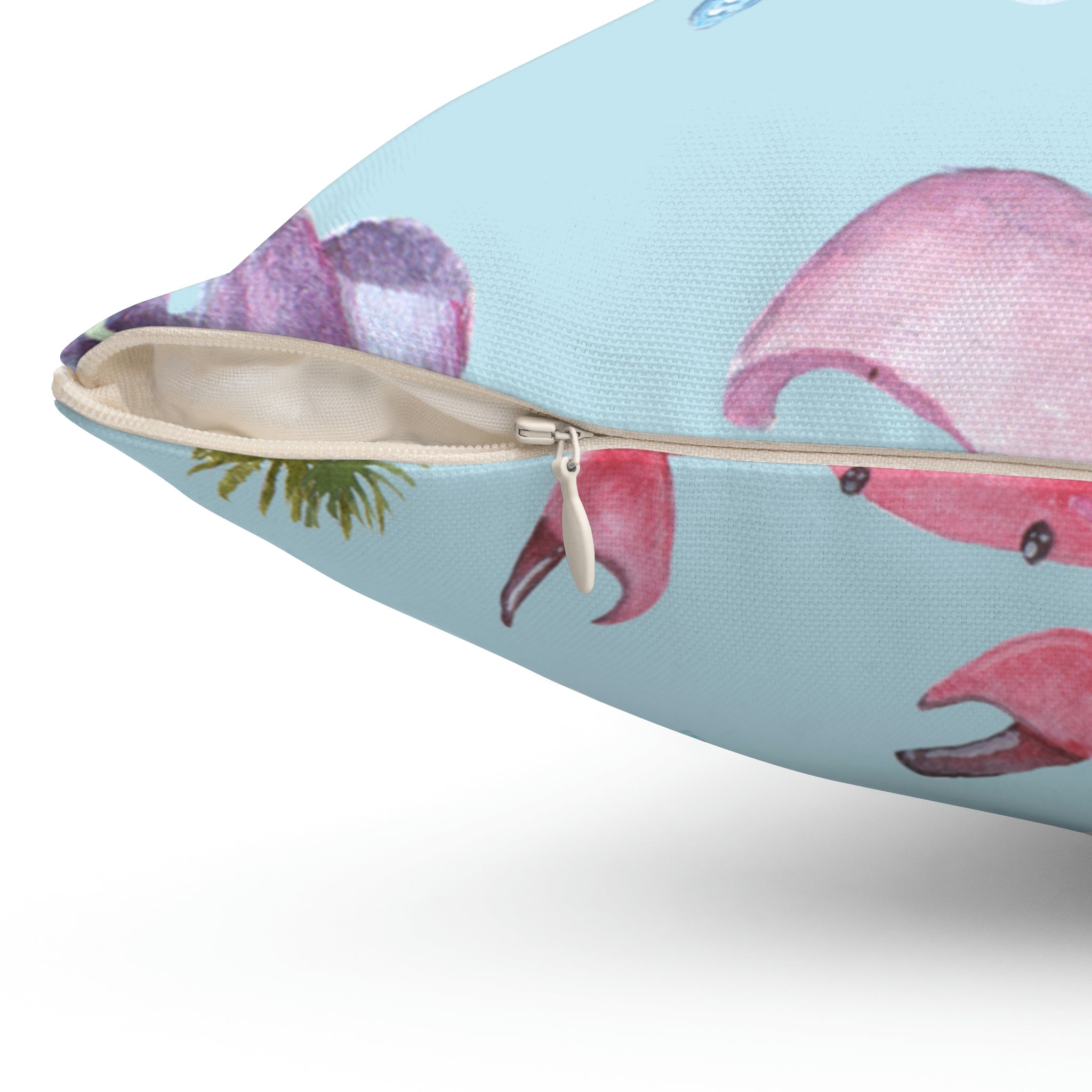 Under the Sea Square Pillow Home Decor Pink Sweetheart