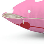 Valentine Party Square Pillow Home Decor Pink Sweetheart