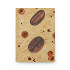 Vintage Coffee Bean Hardcover Matte Journal Paper products Pink Sweetheart