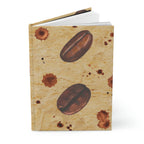 Vintage Coffee Bean Hardcover Matte Journal Paper products Pink Sweetheart