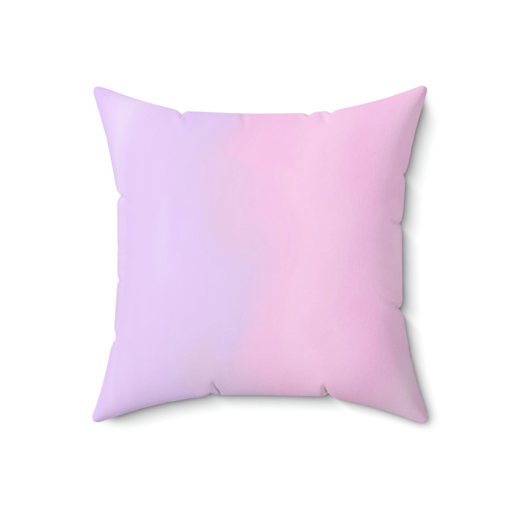 Watercolor Ombre Square Pillow Home Decor Pink Sweetheart