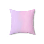 Watercolor Ombre Square Pillow Home Decor Pink Sweetheart