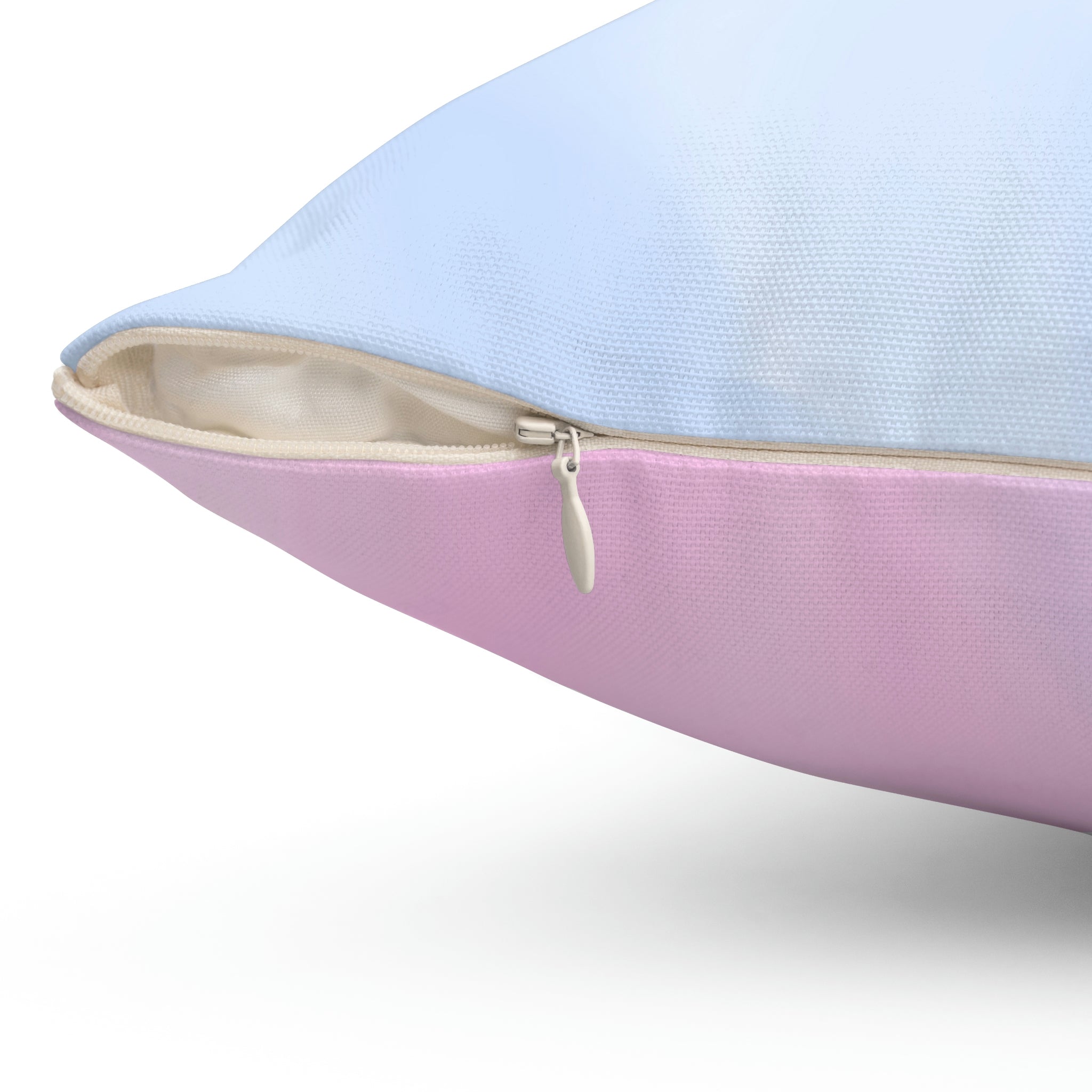 Watercolor Ombre Square Pillow Home Decor Pink Sweetheart