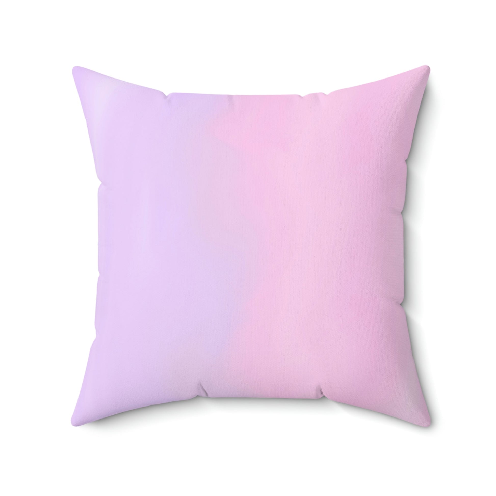 Watercolor Ombre Square Pillow Home Decor Pink Sweetheart