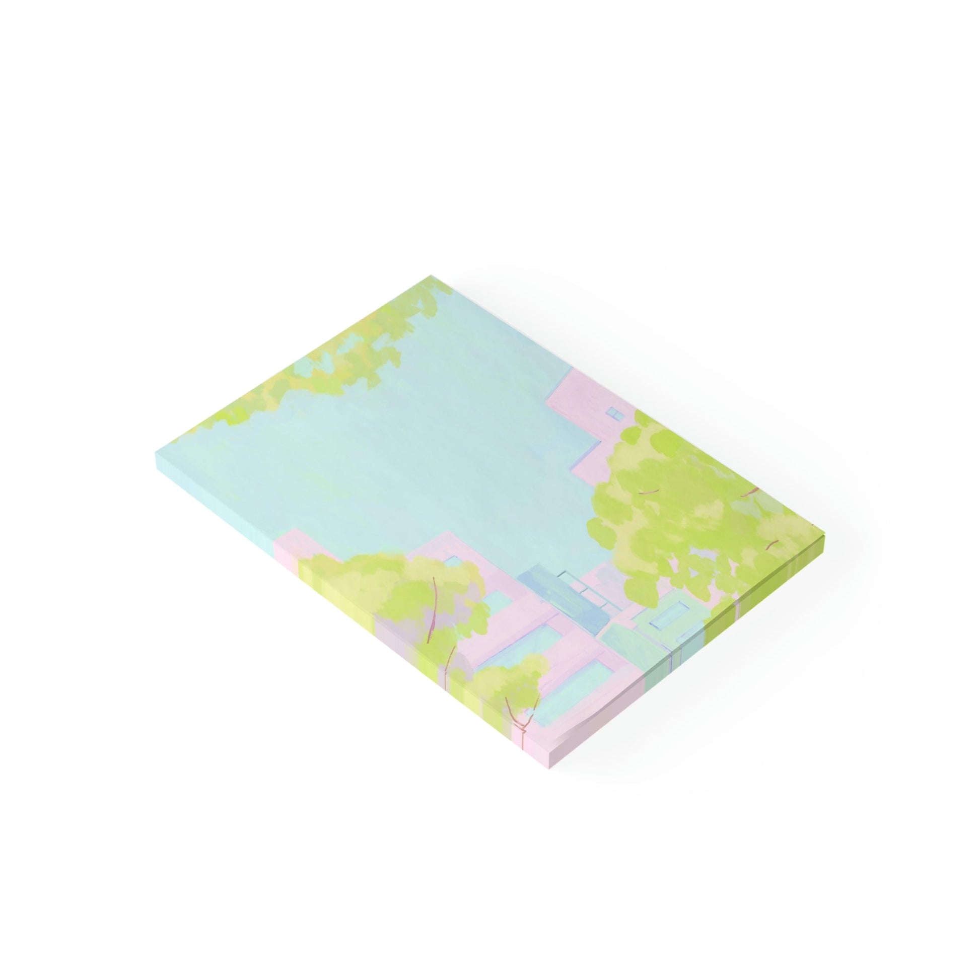 Watercolor Post-it® Note Pad Paper products Pink Sweetheart