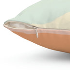 Watercolor Strokes Square Pillow Home Decor Pink Sweetheart