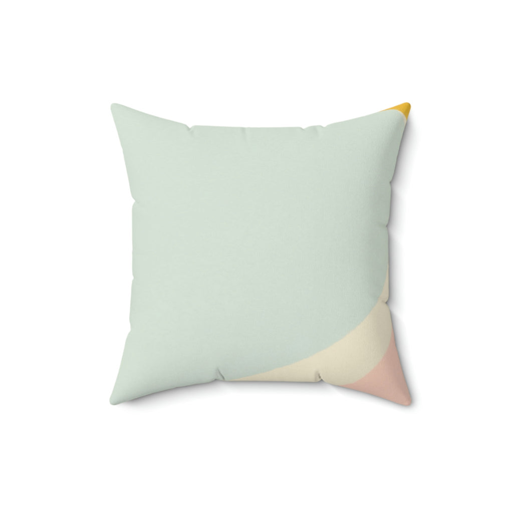 Watercolor Strokes Square Pillow Home Decor Pink Sweetheart