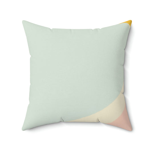 Watercolor Strokes Square Pillow Home Decor Pink Sweetheart