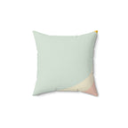 Watercolor Strokes Square Pillow Home Decor Pink Sweetheart