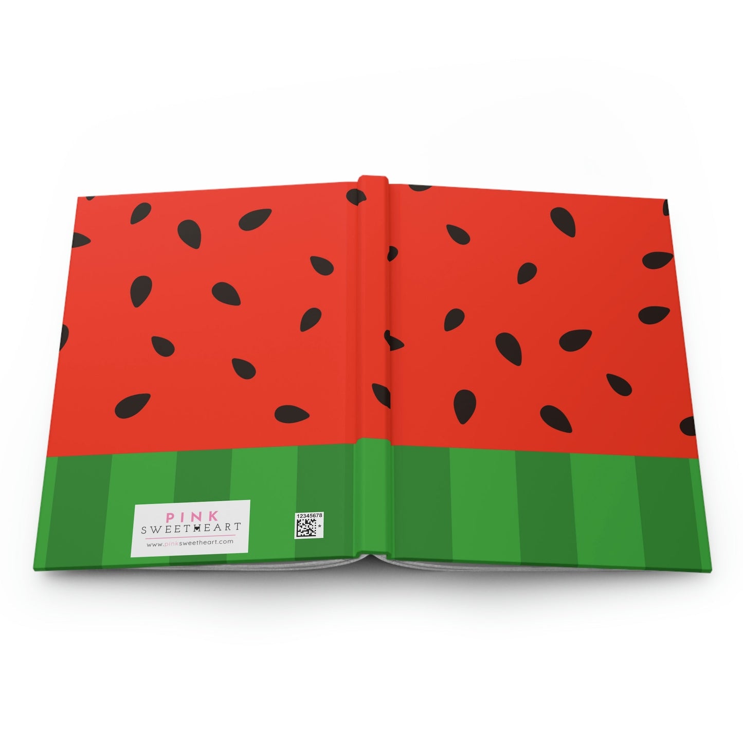 Watermelon Slice Hardcover Matte Journal Paper products Pink Sweetheart