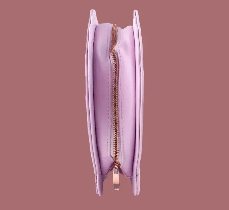 Amethyst Seashell Makeup Brush Case