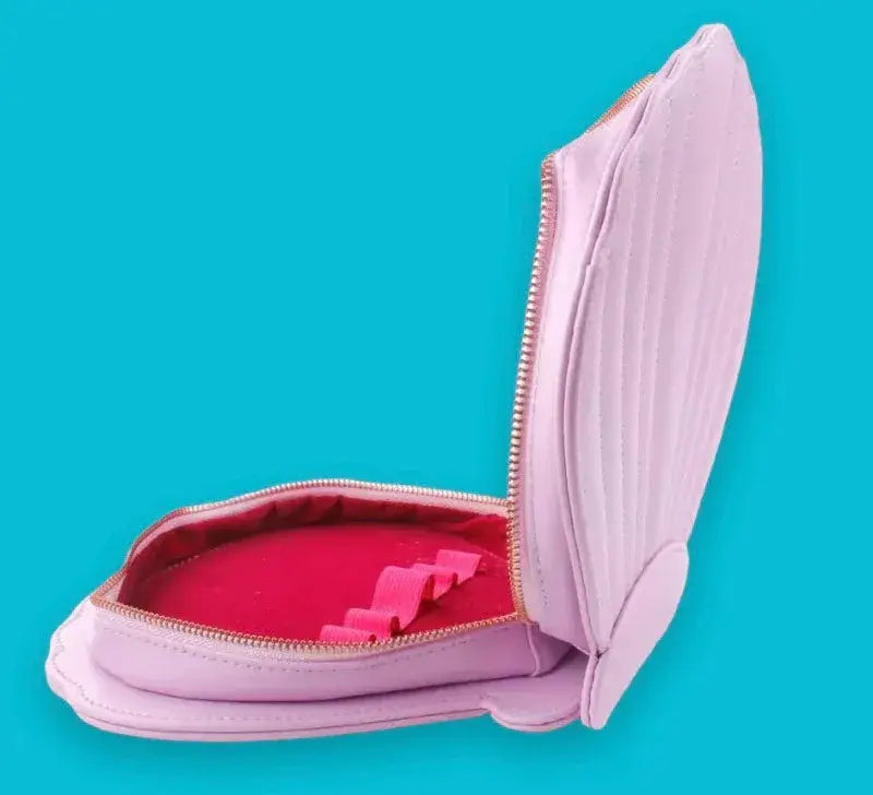 Amethyst Seashell Makeup Brush Case