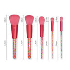 Birthday Cupcake Sprinkles Makeup Brushes