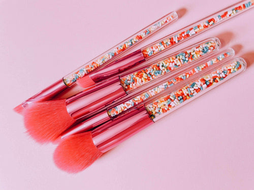 Birthday Cupcake Sprinkles Makeup Brushes