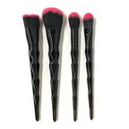Black Obsidian Ombre Makeup Brush Set 4pc