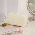Clouds In The Sky Cosmetic Storage Bag - White