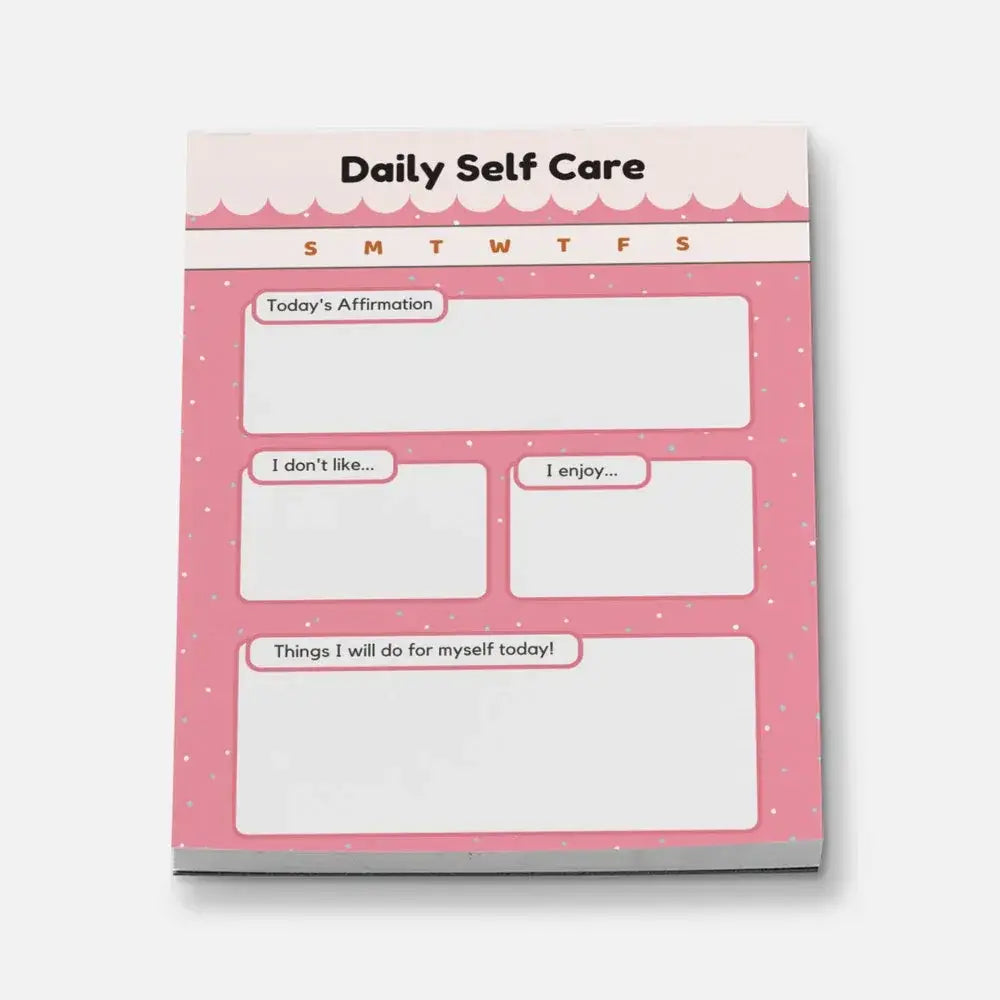 Daily Self Care Mini Stationery Notepad
