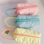 Flower Stitch Makeup Carrying Pouch