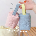Flower Stitch Makeup Carrying Pouch