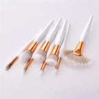 Fluffy White Clouds Makeup Brush Set 8pc