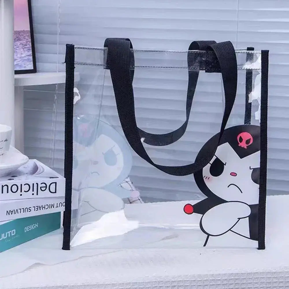 Kuromi Bad Attitude Clear Tote Bag