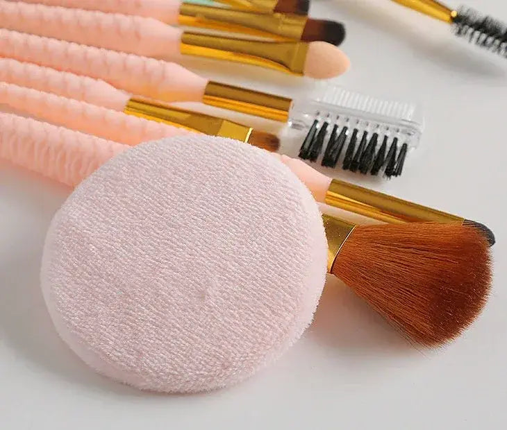 Pastel Mermaid Makeup Brush Set 8pc