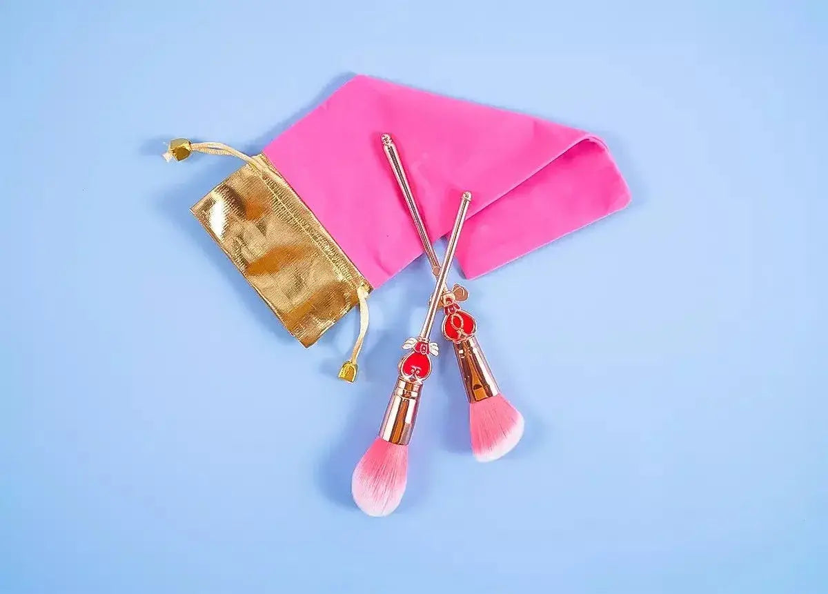 Pink Sakura Sailor Moon Anime Makeup Brush Set 8pc