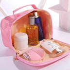 Pink Sequin Cosmetic Makeup Bag