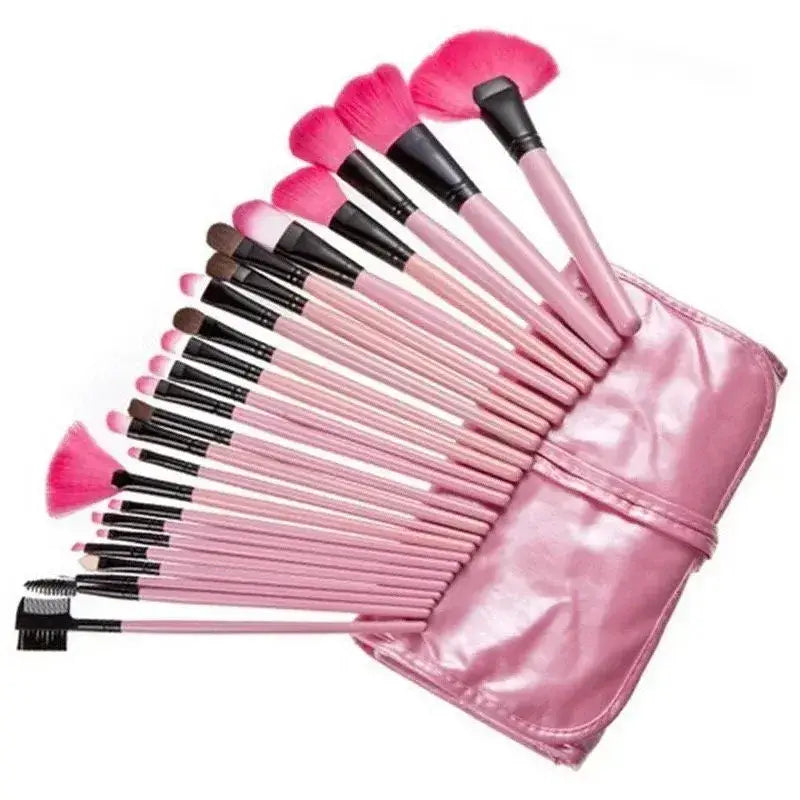 Pro MUA Mega Makeup Brush Kit 24pc - Pink
