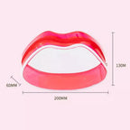 Red Kissy Lips Makeup Bag