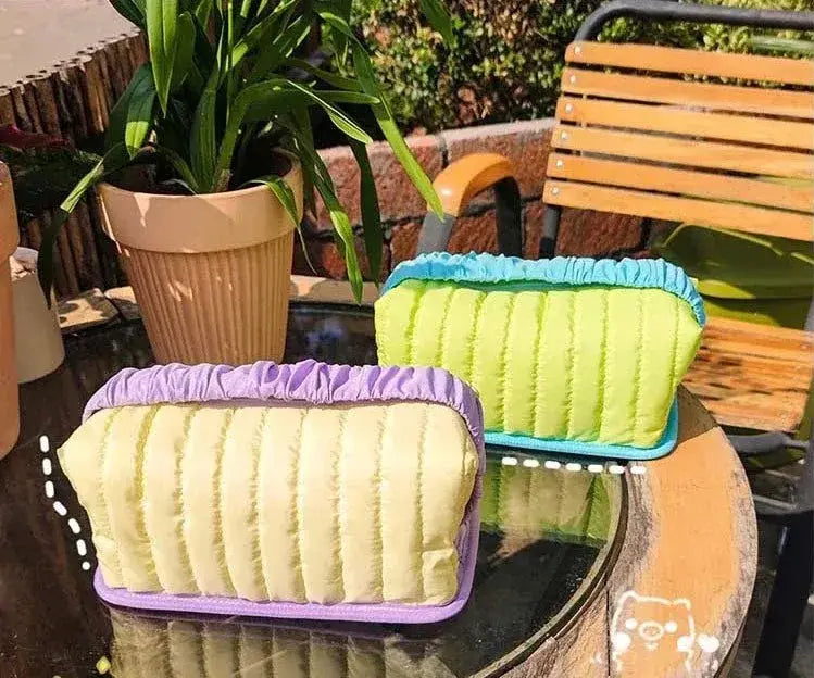 Scrunchie Style Makeup Bag