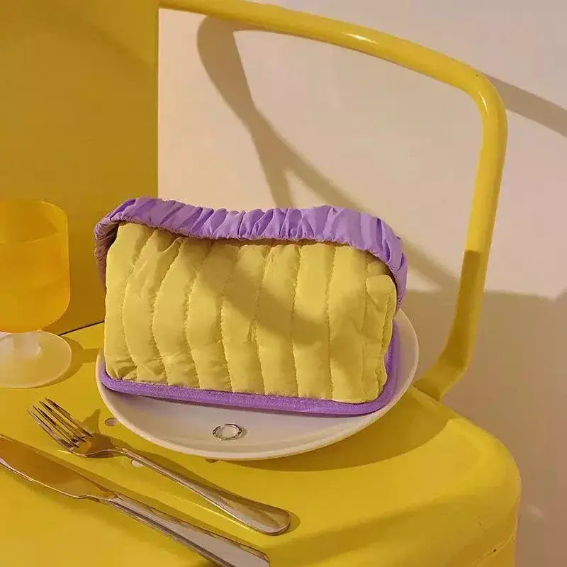 Scrunchie Style Makeup Bag
