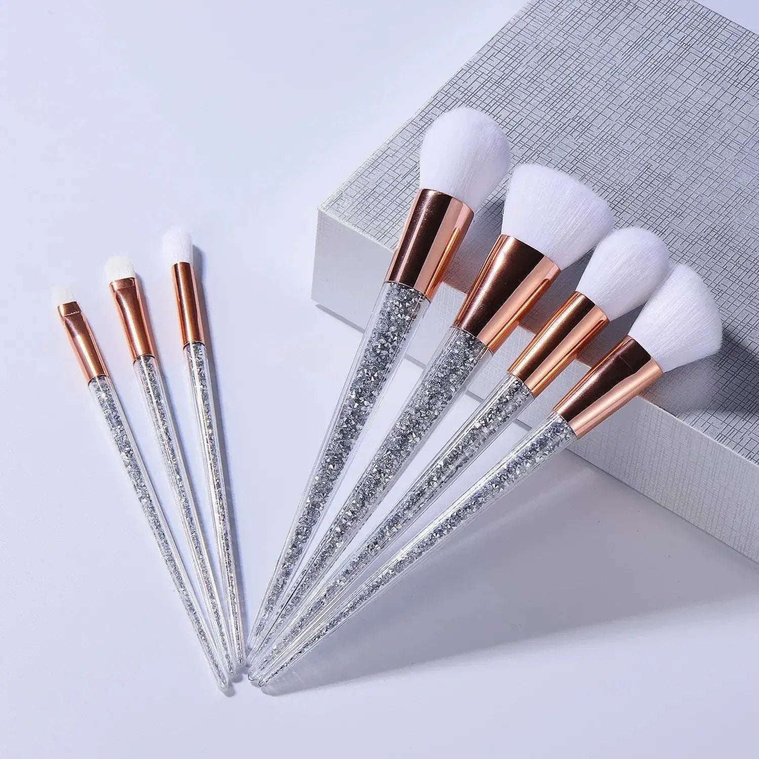 Sweet Sugar Crystals Makeup Brush Set - Platinum Princess